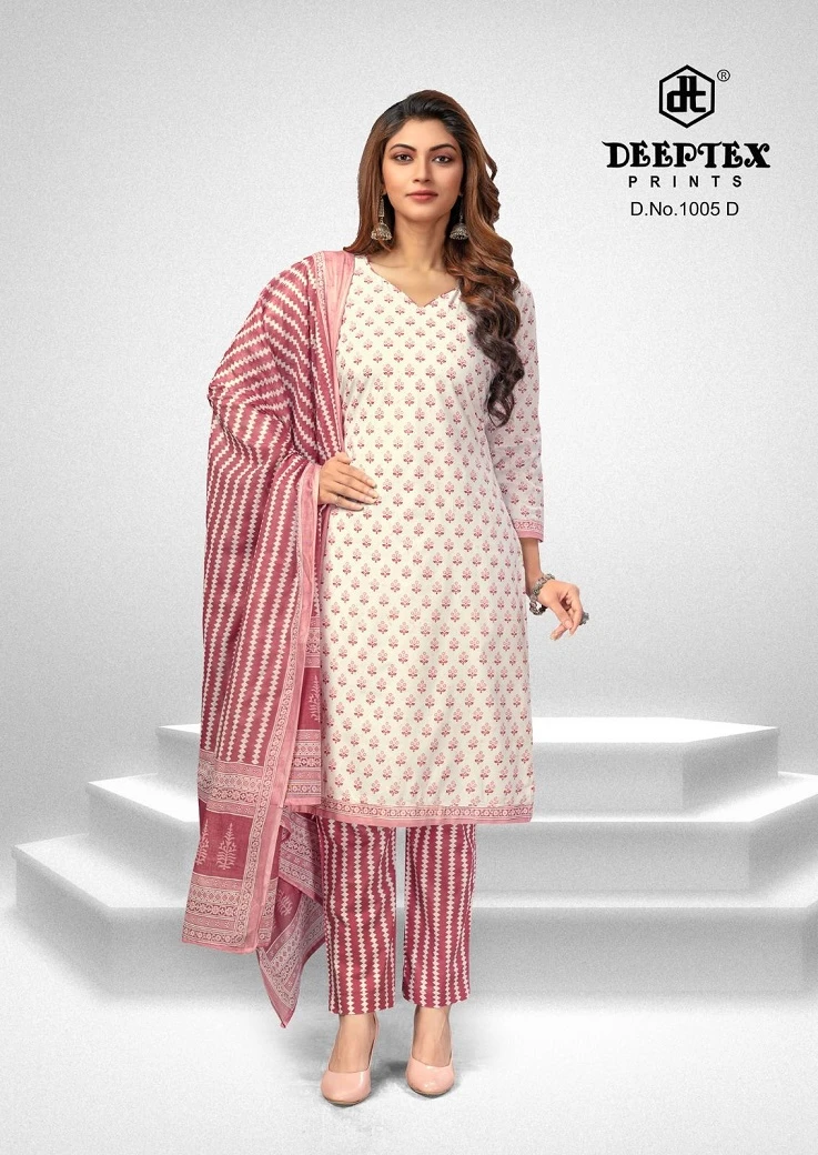 Deeptex Super Gold Vol 1 Pure Cotton Wholesale Salwar Suit Catalog — Wholesale Salwar Suits, Deeptex wholesale from Surat - Gallery Image 6